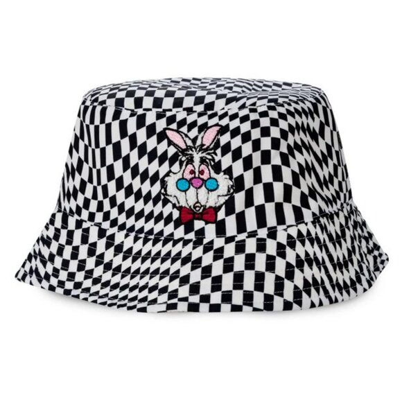 Disney White Rabbit Bucket Hat Alice in Wonderland NWT - Picture 3 of 4